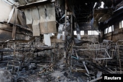 Місце загибелі українських військовополонених оборонців Маріуполя на контрольованій Росією території Донеччини, Оленівка, 29 липня 2022 року