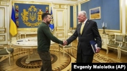 Владимир Зеленский и Кит Келлог