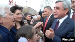 Սերժ Սարգսյանը ընտրողների հետ հանդիպման ժամանակ