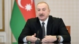 Президент Азербайджана Ильхам Алиев во время встречи с участниками III Шушинского глобального медиа-форума. 19 июля 2025 г.