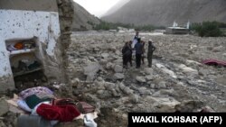 تصویر آرشیف: تخریبات ناشی از باران شدید و سیلاب در ولایت پنجشیر